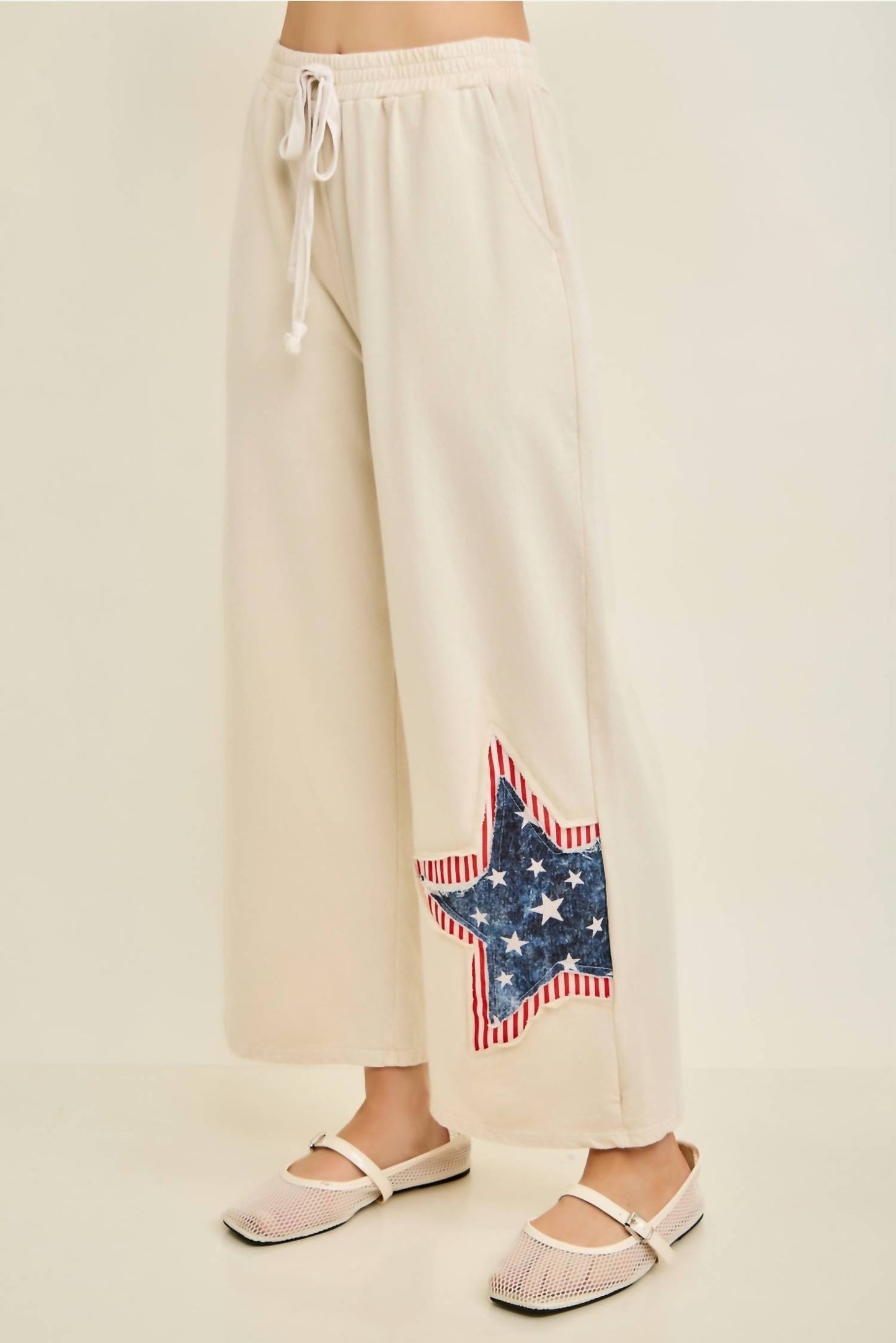 Women's Americana Double Stars Patched Pant