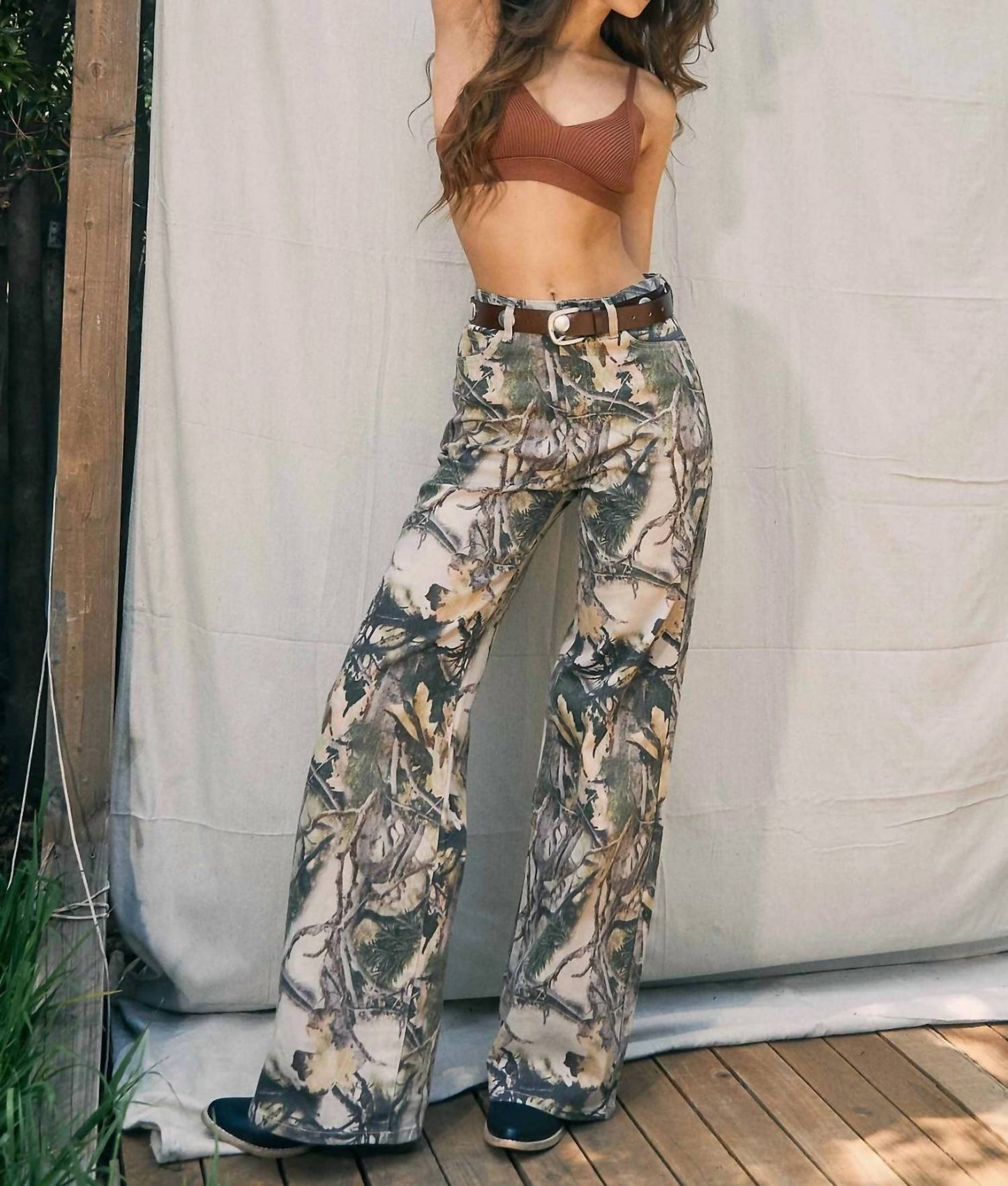 High-rise Wide Leg Jeans
