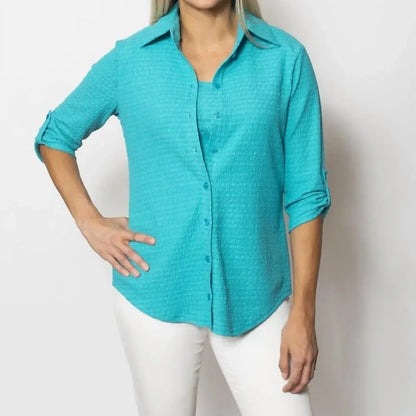 Snoskins - Pucker Knit Button Shirt - Rack Hunt