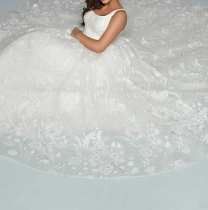 DaVinci Bridal - Glitter Tulle Ball Gown - Rack Hunt