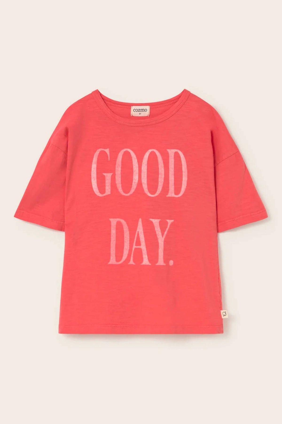 Boys Soft Slub Cotton Print Good Day T-shirt