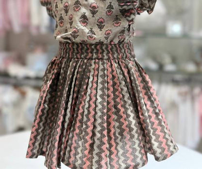 Girl's Little Tiffany Skort Set