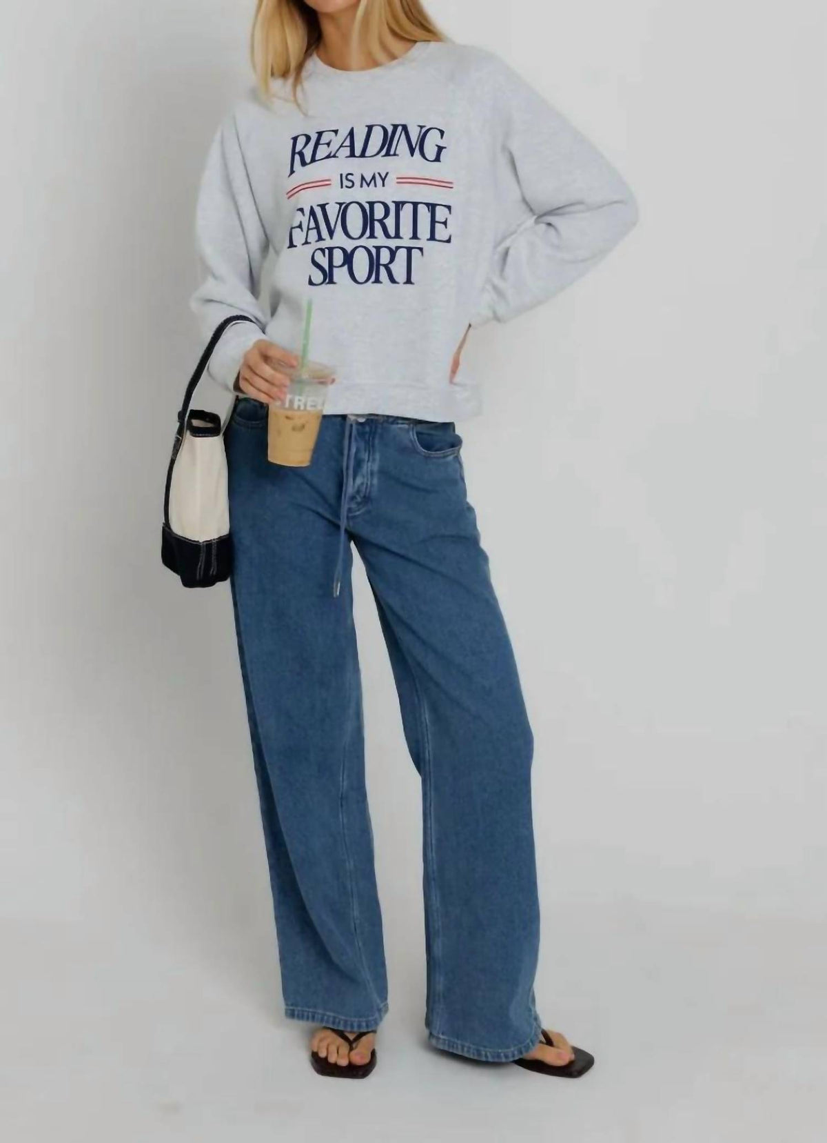 Reading Is My Favorite Raglan Crew Sweatshirt