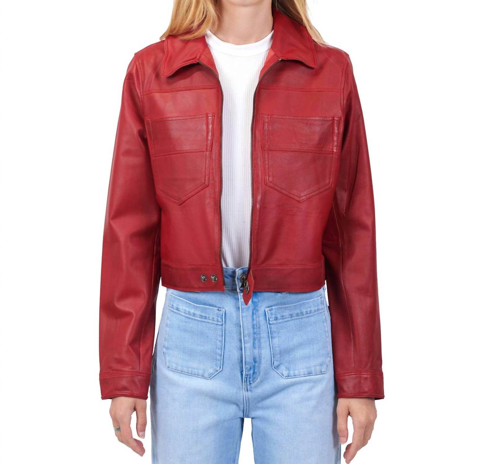 JKT NYC - Hayden Vintage Waxed Leather Jacket - Rack Hunt