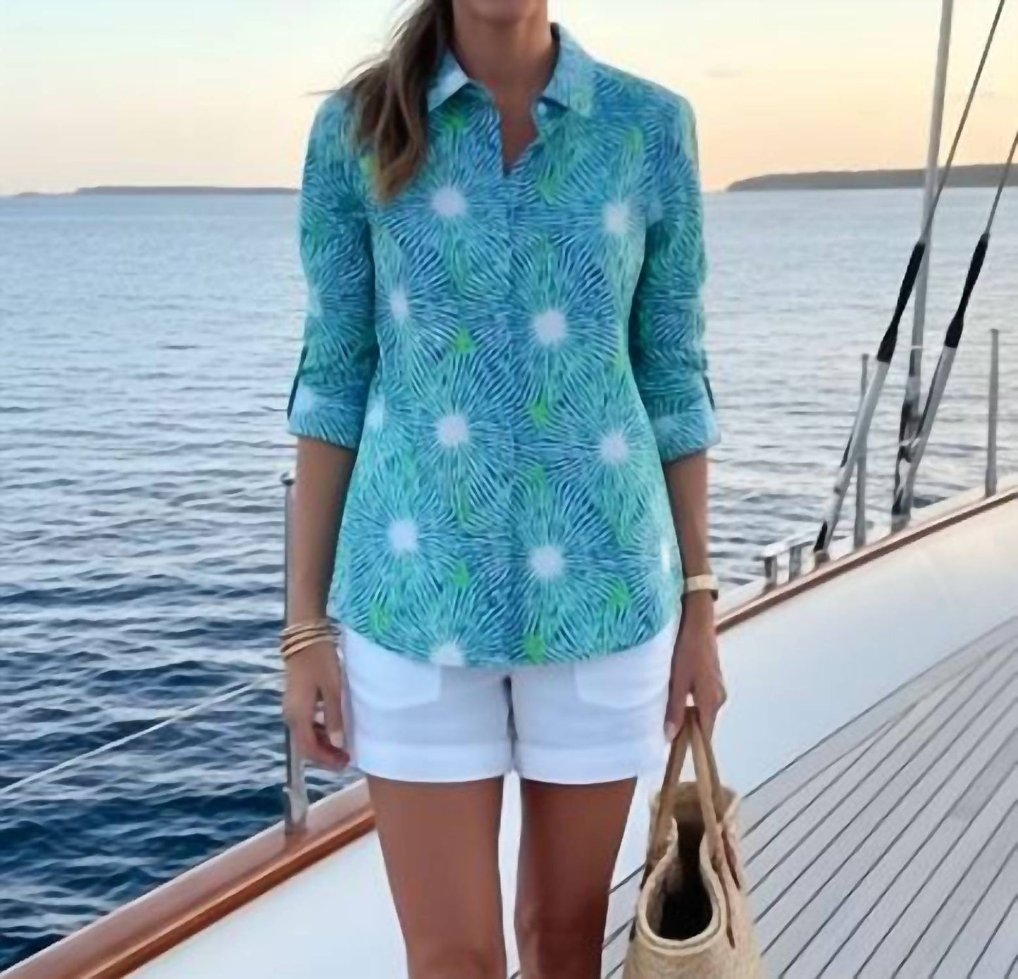 Nancy Three Quarter Sleeve Shirt
