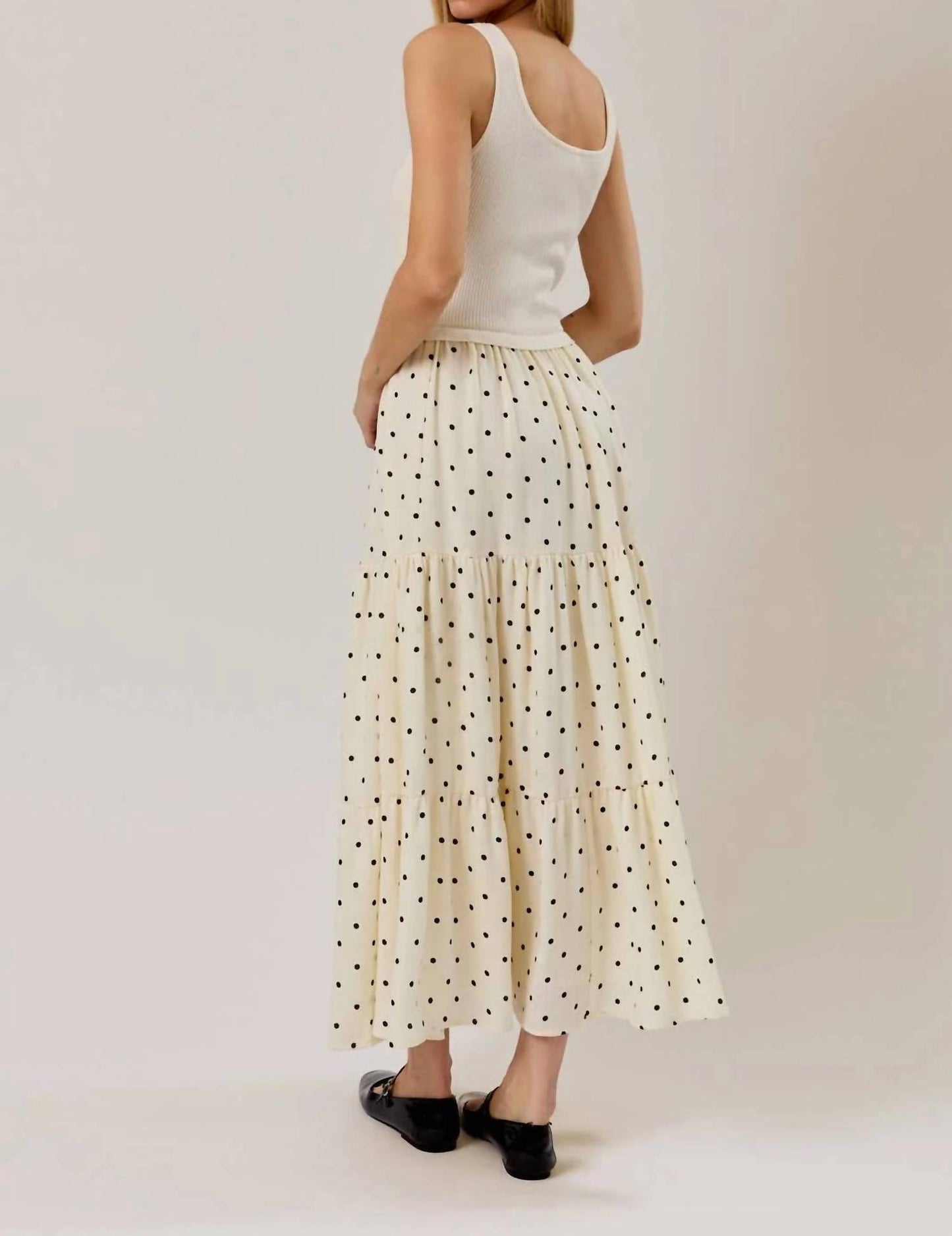 Mixed Media Dotted Dress