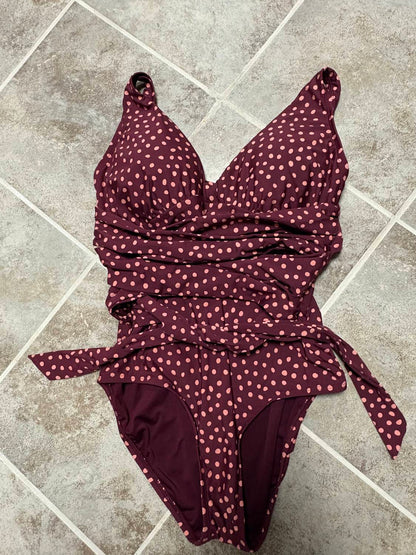 Women's Polka Dots Tummy Controll Bathing Suit