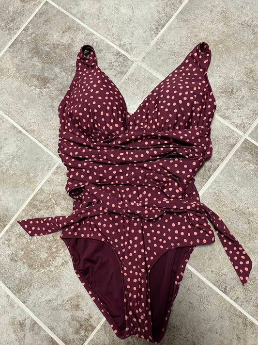 Women's Polka Dots Tummy Controll Bathing Suit
