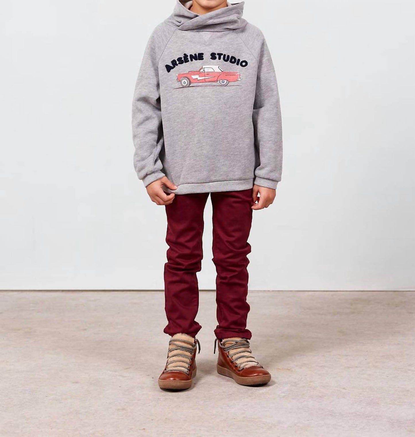 Arsène et les Pipelettes - Studio Stand-up Collar Sweatshirt - Rack Hunt -