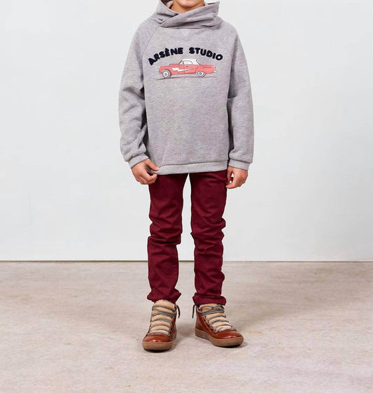 Arsène et les Pipelettes - Studio Stand-up Collar Sweatshirt - Rack Hunt -