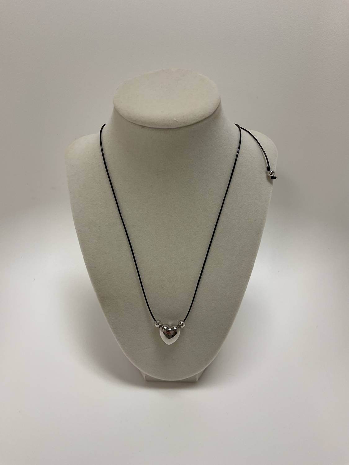 Pink Luna - Women's Adjustable Heart Necklace - Rack Hunt -