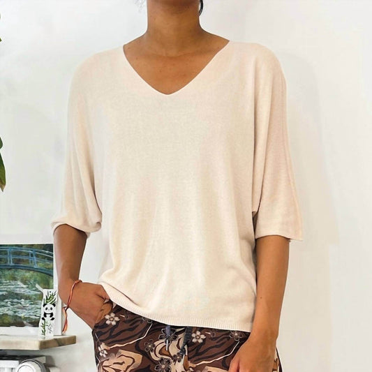 Cocco Bello - Women's Fine Knit Bat Sleeve Sweater - Rack Hunt -