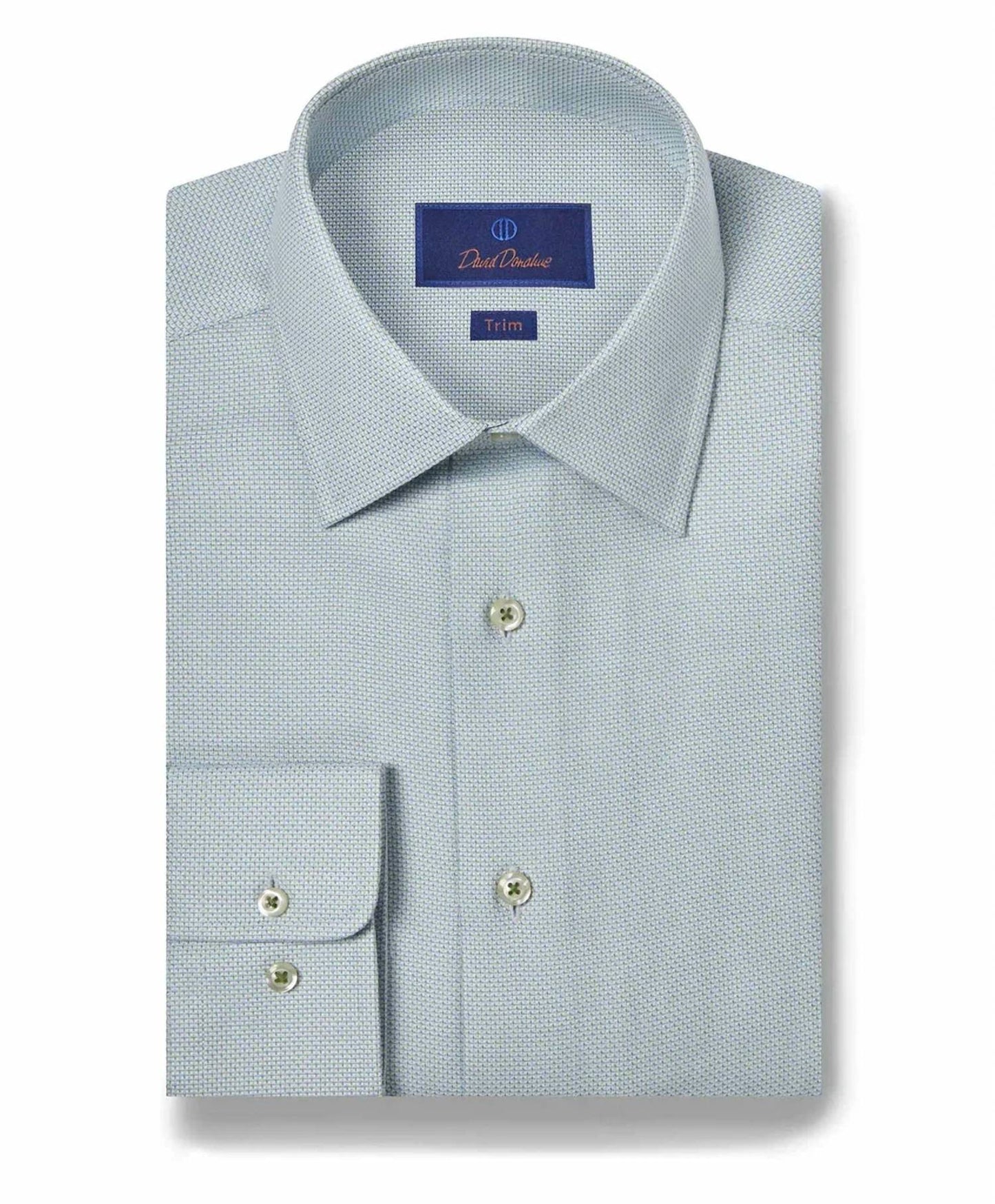 Men's Micro Dobby Long Sleeve Dress Shirt