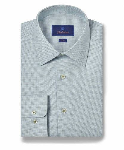 Men's Micro Dobby Long Sleeve Dress Shirt