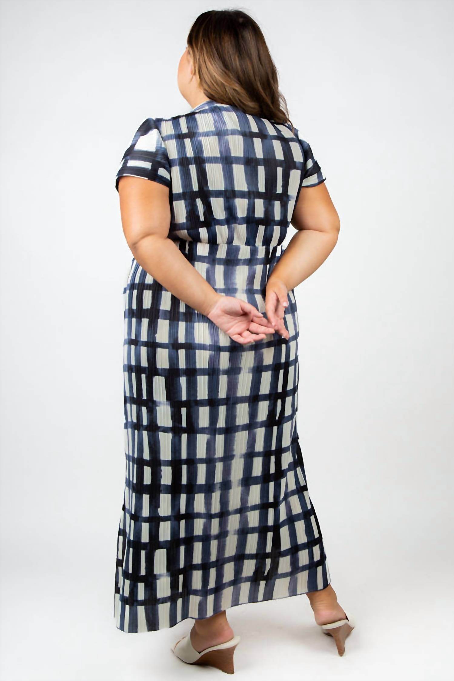 BITTE KAI RAND - Water Color Check Dress - Plus - Rack Hunt -