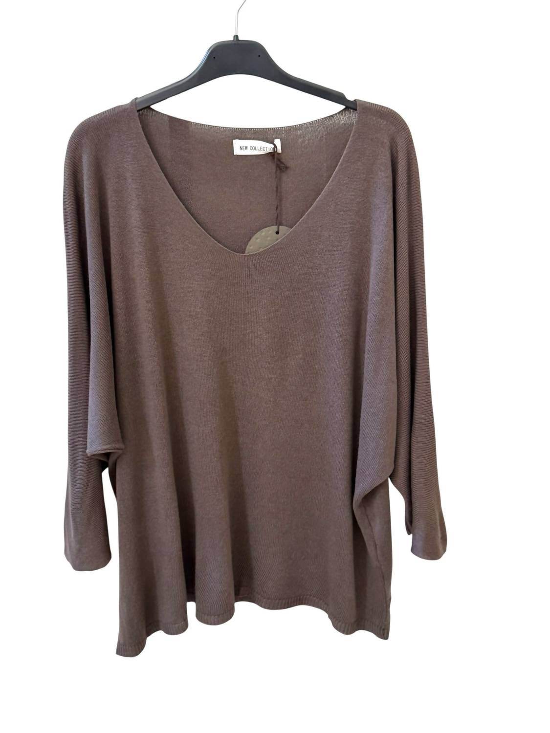 Cocco Bello - Women's Fine Knit Bat Sleeve Sweater - Rack Hunt -