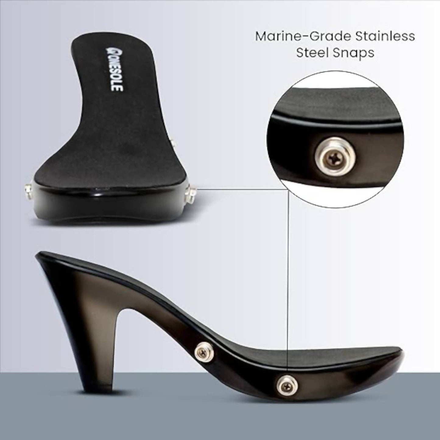 Onesole - Women's Chic Interchangeable Heels - Rack Hunt