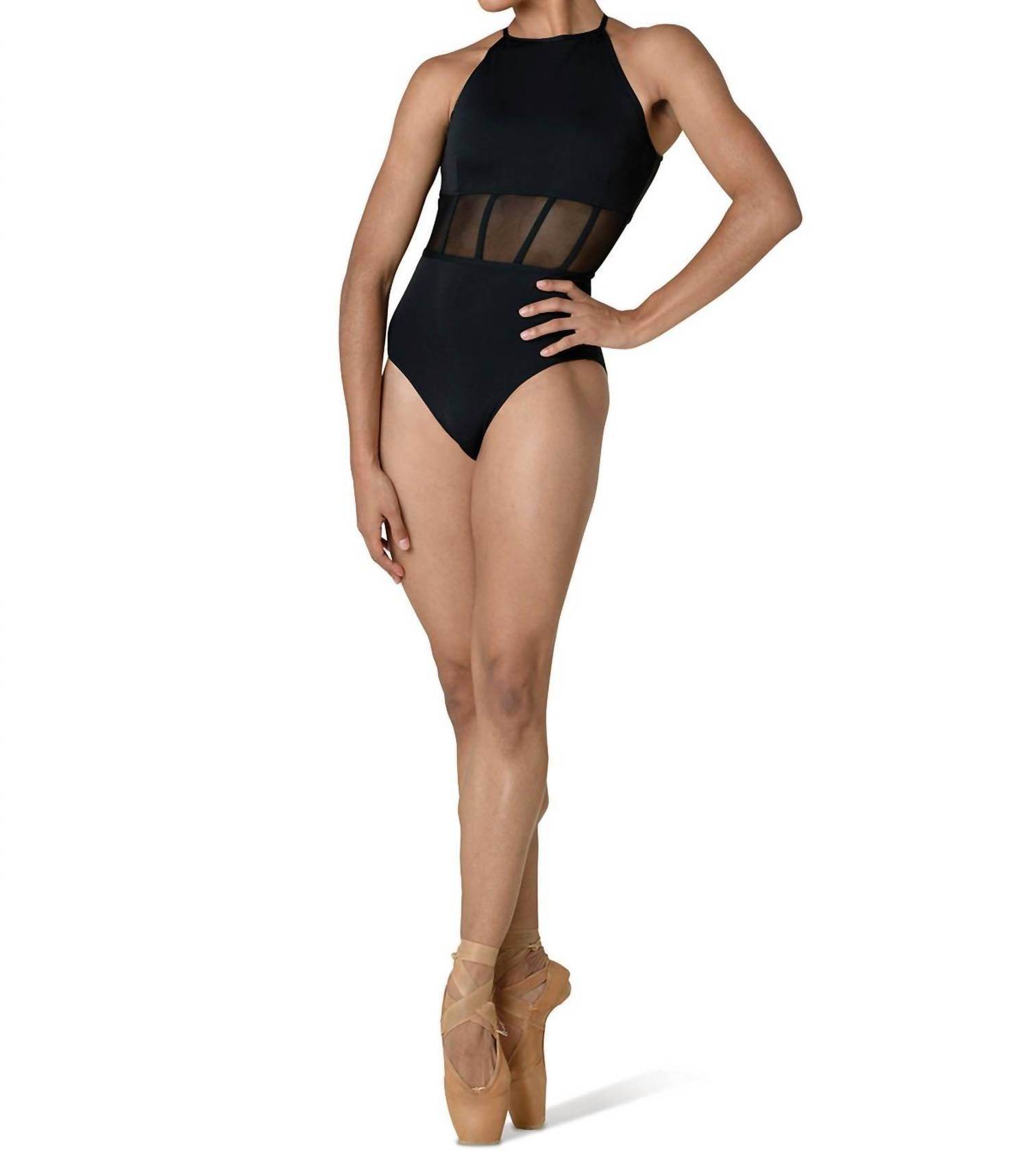 Danznmotion - Brigitte Halter Corseted Waist Leotard - Rack Hunt -
