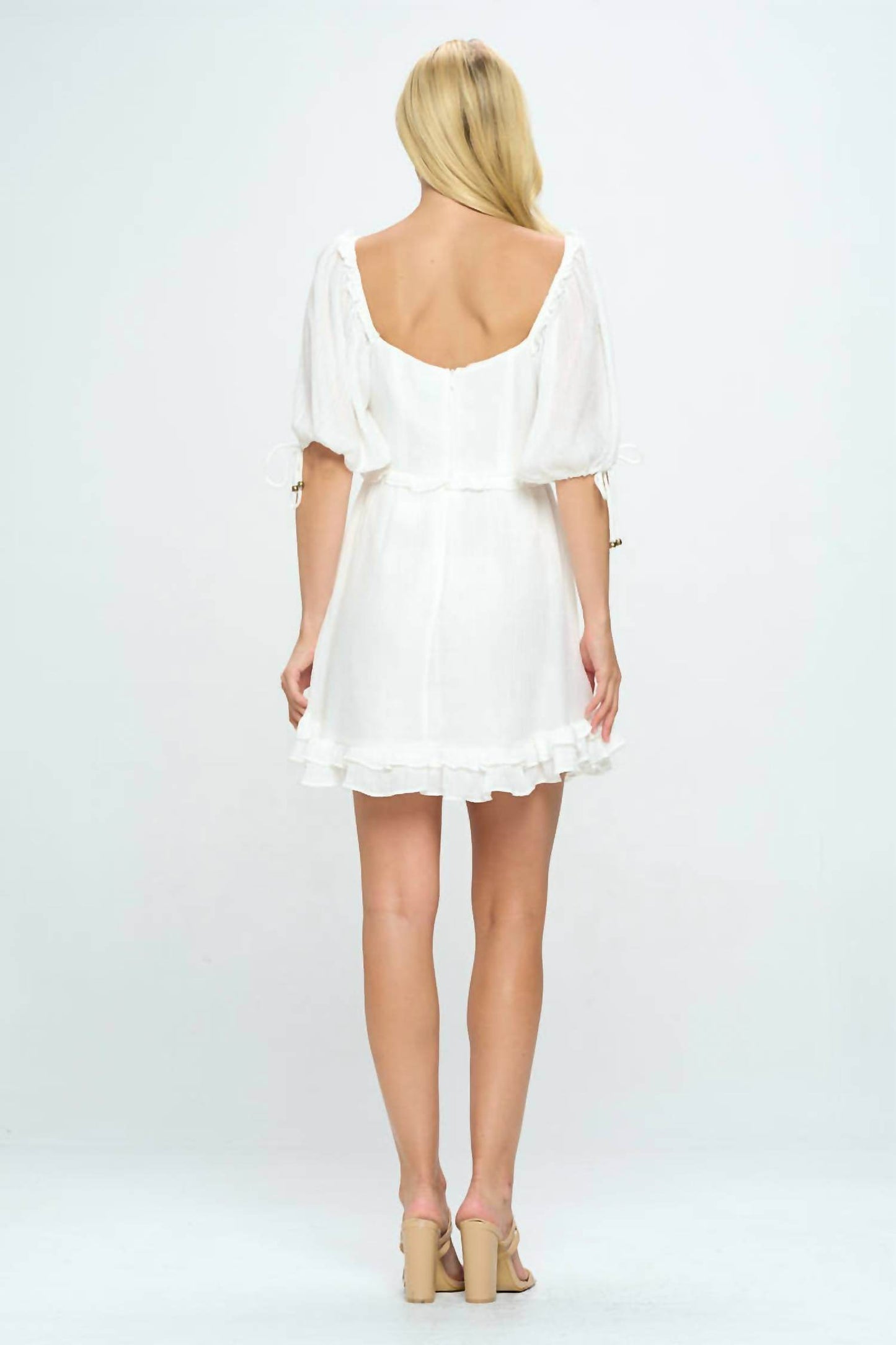 Angel Biba - Flutter Sleeve Mini Dress - Rack Hunt