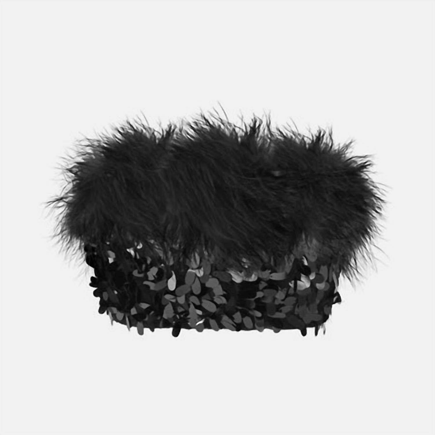 OW Collection - Virgo Sequin Feather Top And Skirt Set - Rack Hunt