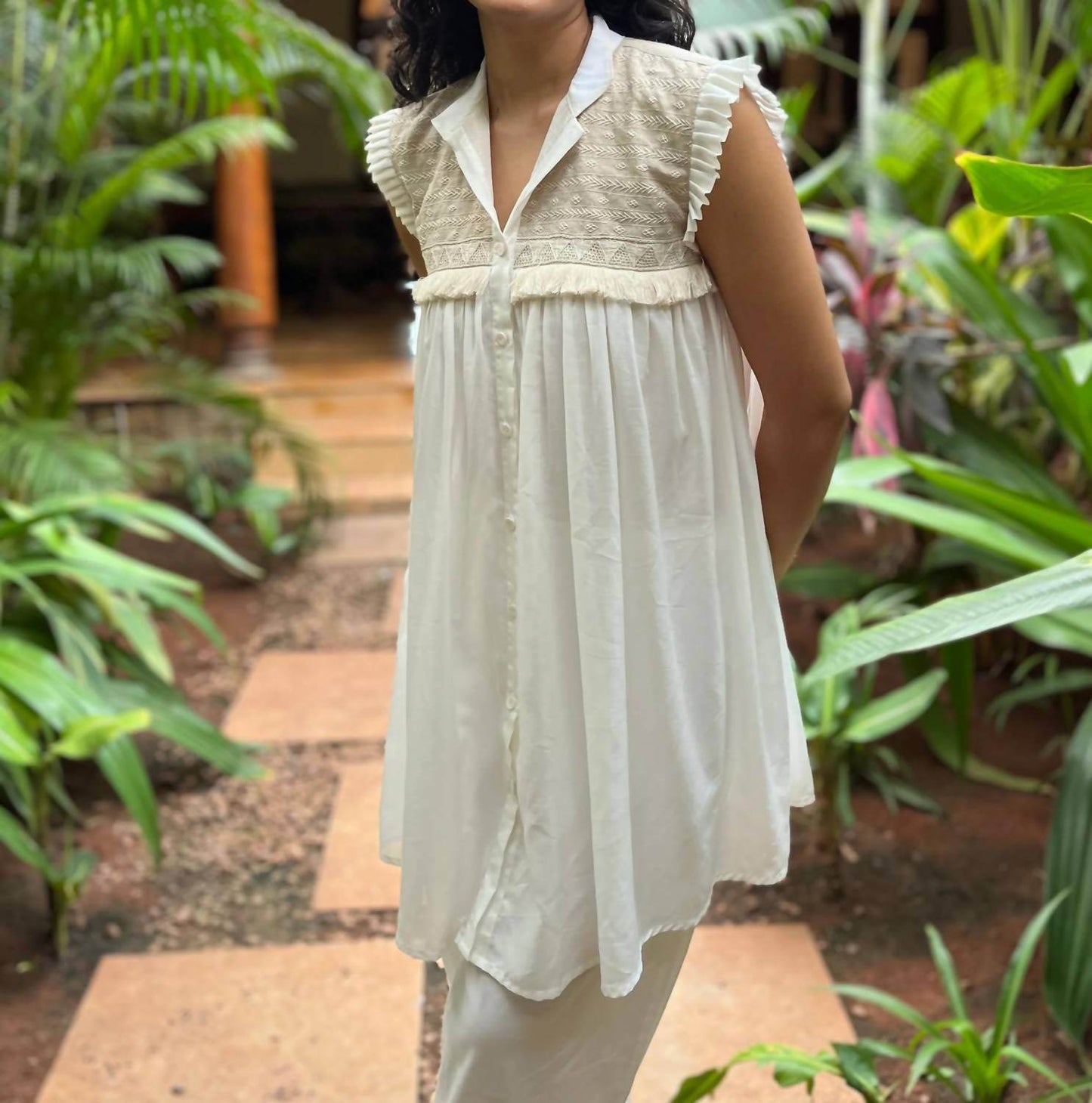 Alamwar - Tunic Sleeveless Dress - Rack Hunt -