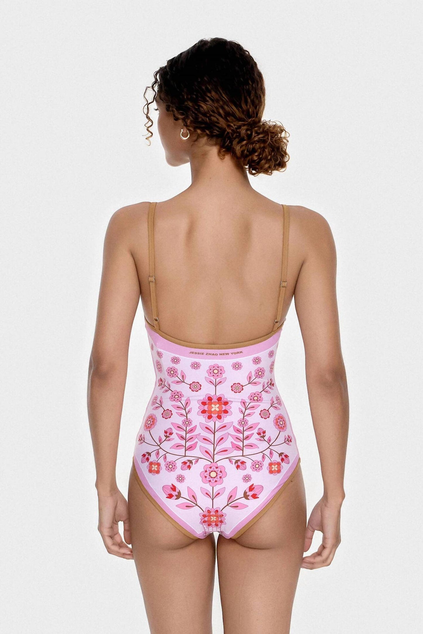 Garden Reversible V-neck One-piece Swimsuit