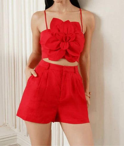 Rhea Linen Short