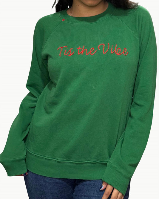 Tis The Vibe Crew Sweatshirt