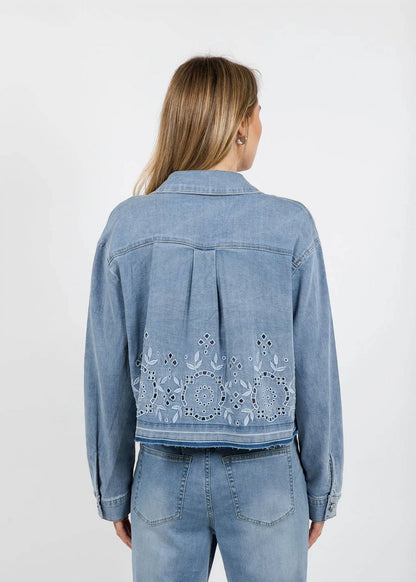 Embroidered Denim Jacket