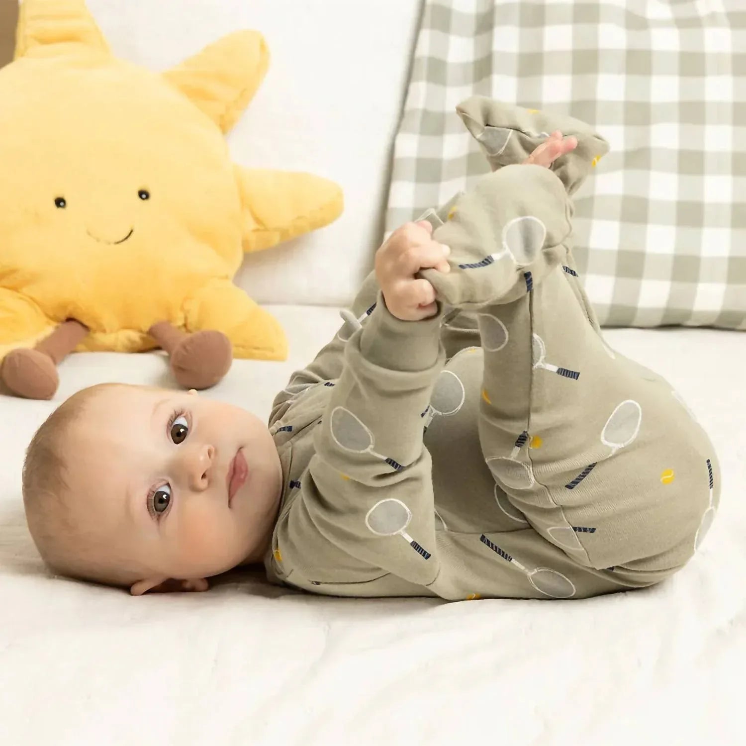 Petit Lem - Baby Long Sleeve Knit Sleep Footie - Rack Hunt
