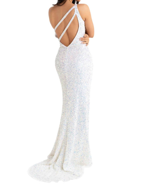 One Shoulder Prom Dress