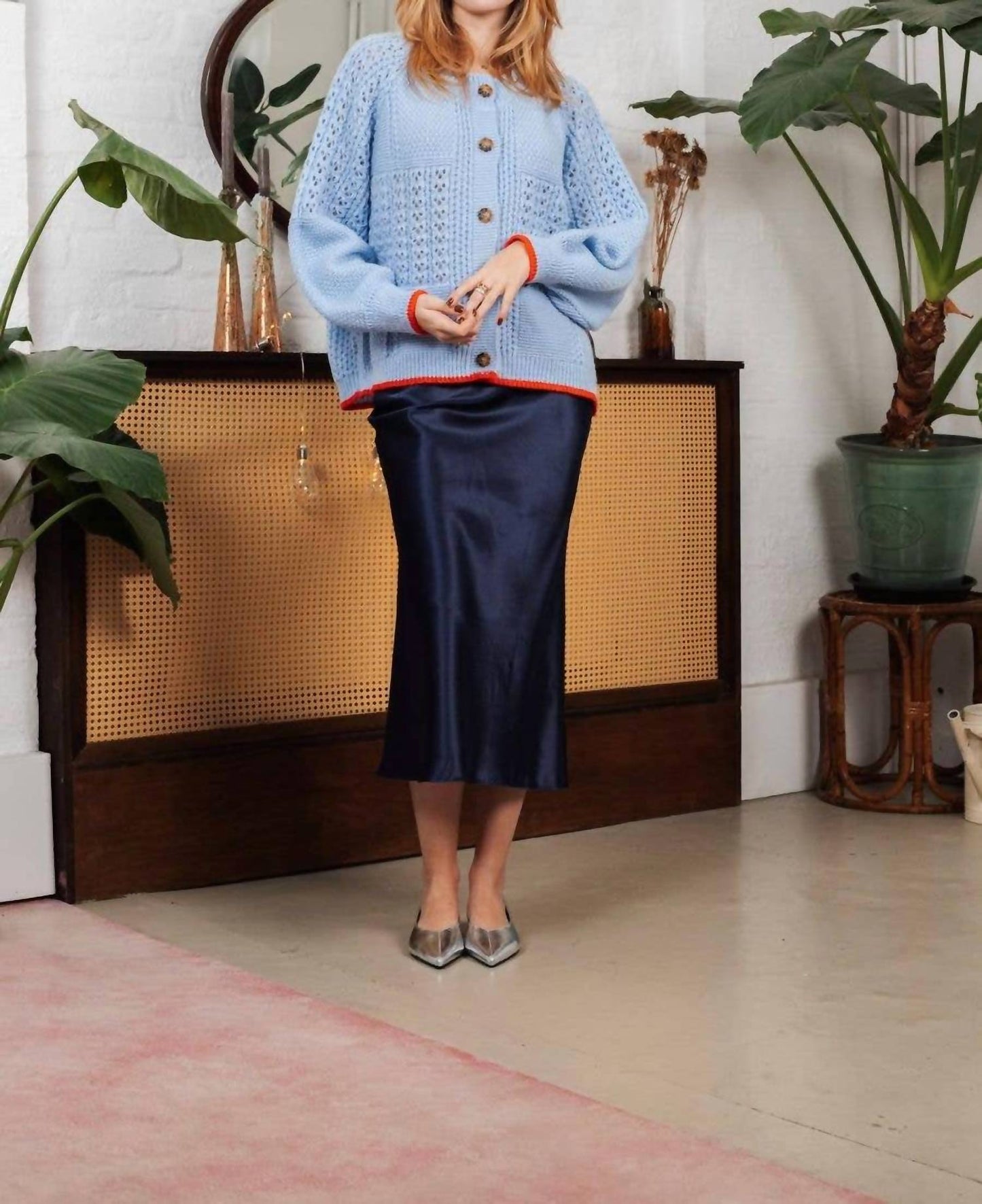 Brigit Pointelle Cardigan