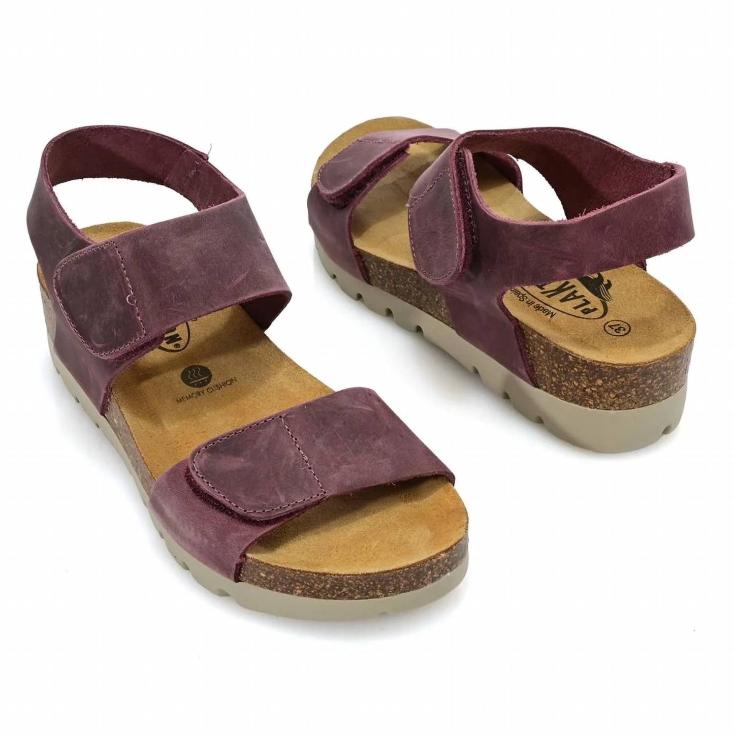 Women's Compi Leather Wedge Sandals