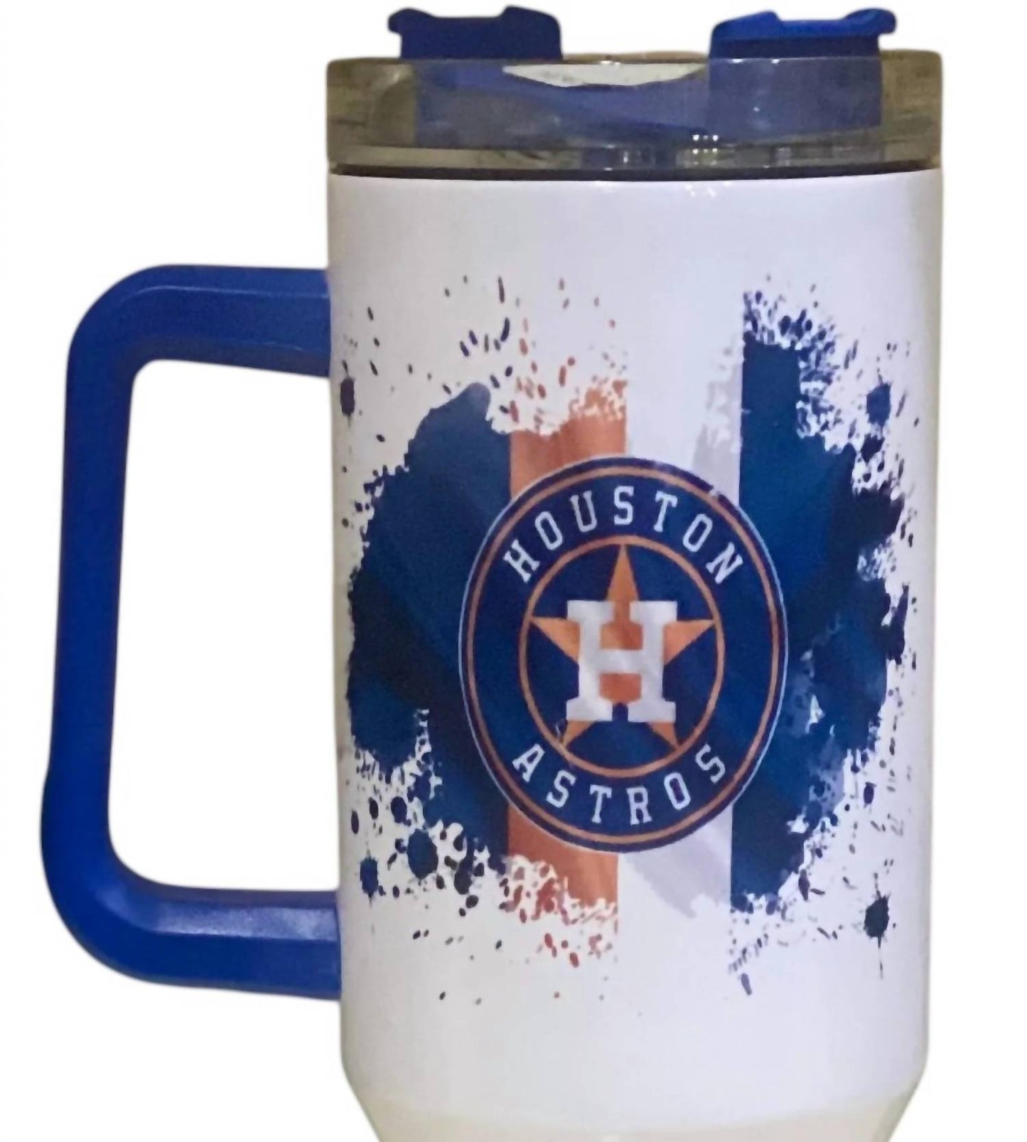 Houston Astros 40 Oz Stainless Steel Handle Tumbler