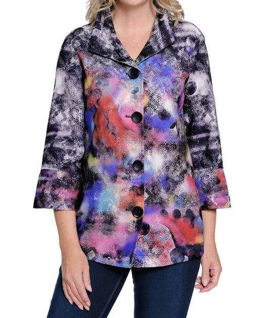 3/4 Sleeve Woven Jacket