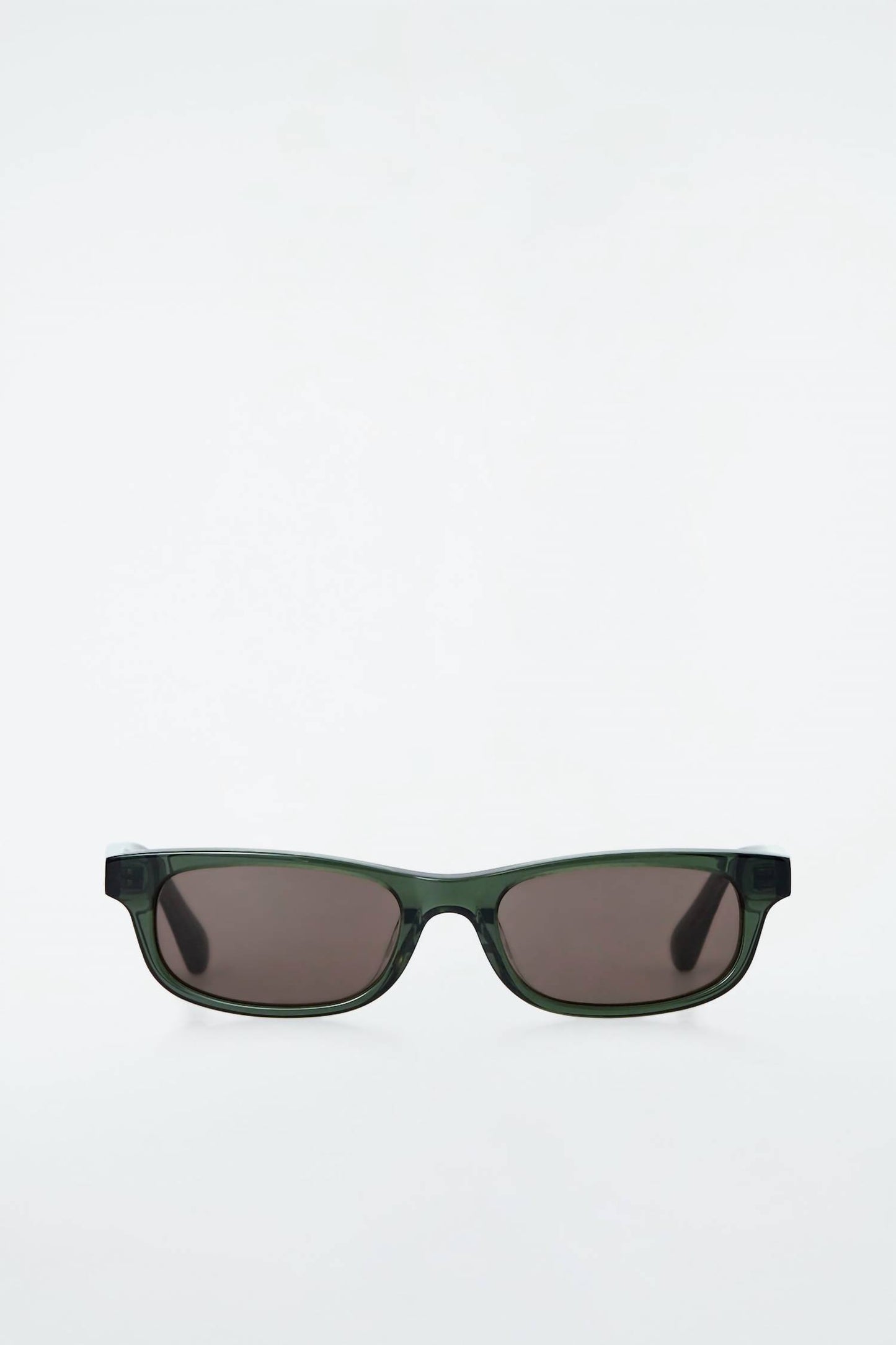 Women's Scope Rectangle Translucent Lenses Sunglasses