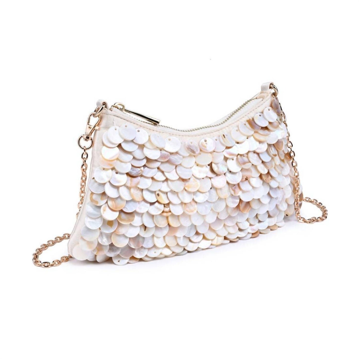 Women's Opalite Iridescent Disc Evening Bag