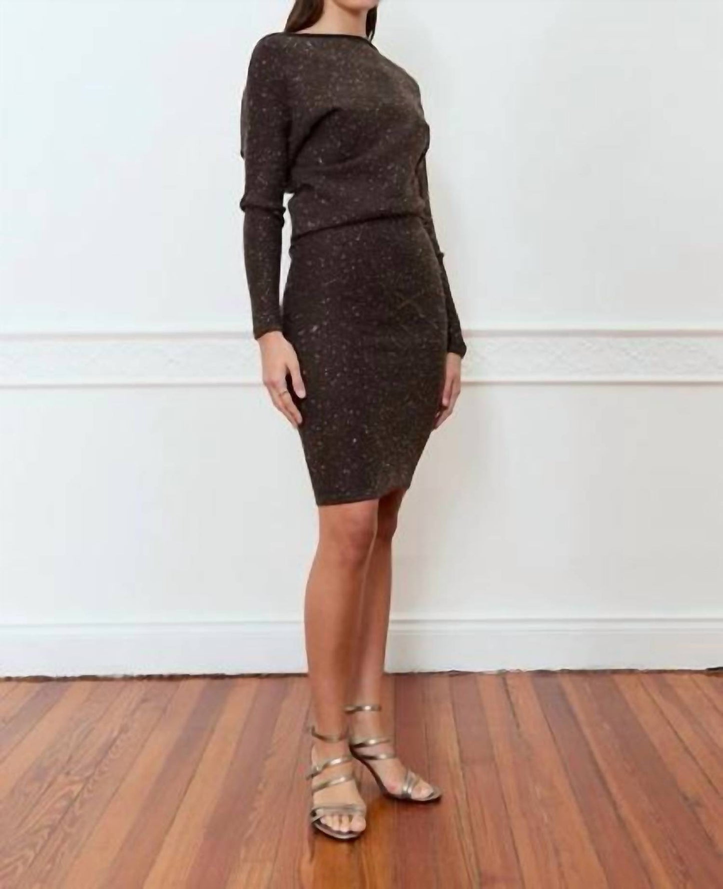 Daphne Knit Long Sleeve Mini Dress