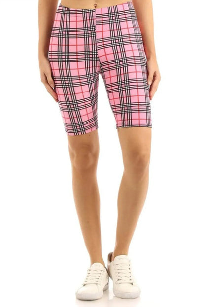 LOVE IT - Plaid Biker Babe Shorts - Rack Hunt