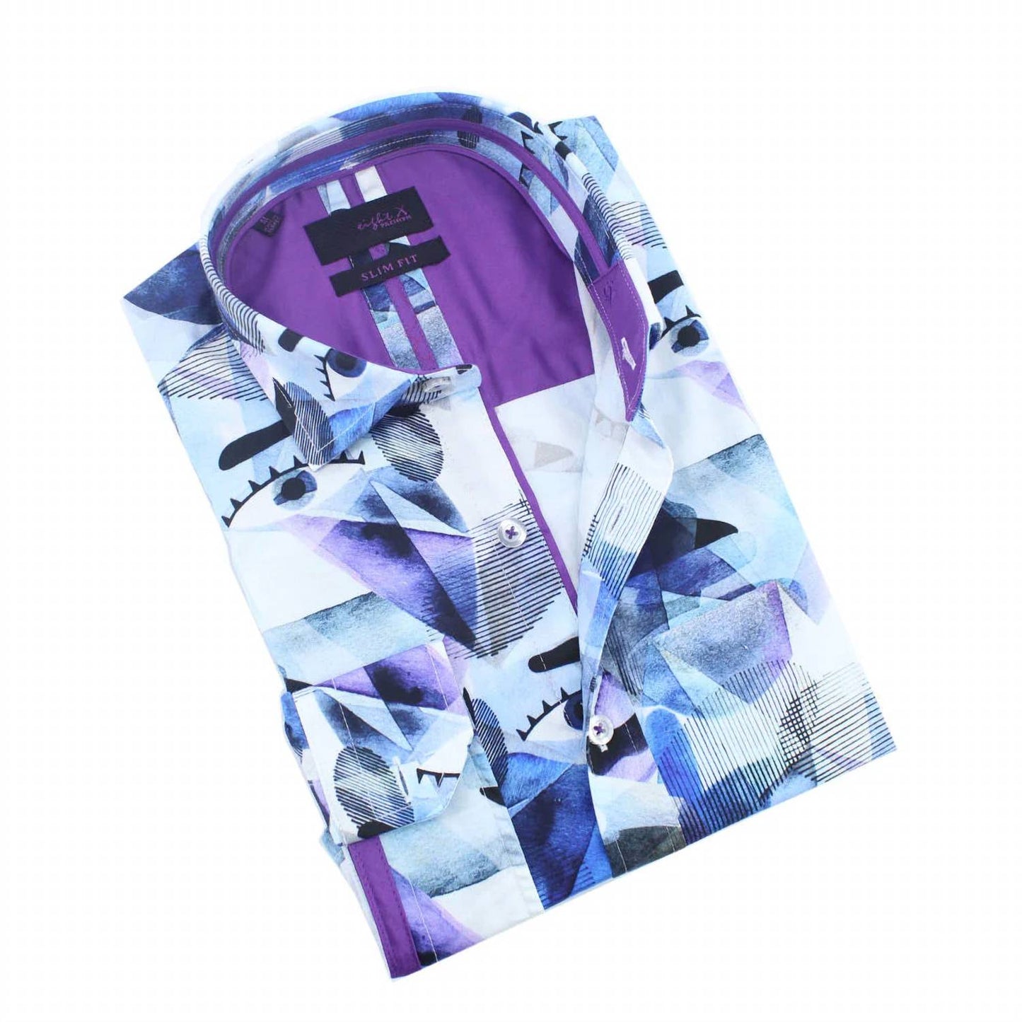 Abstract Eyes Button Down Shirt