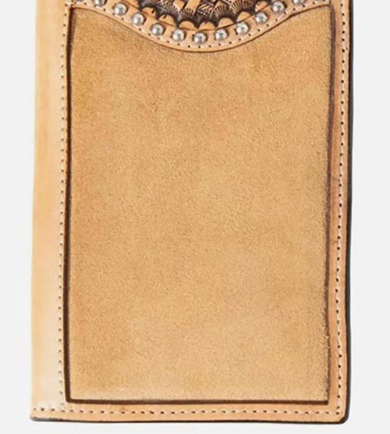 3D Belt Company - Men's Leather Turquoise Cross Wallet - Rack Hunt -