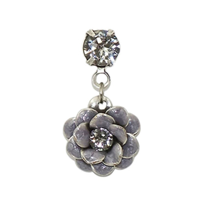 Women's Rosette Crystal Earrings