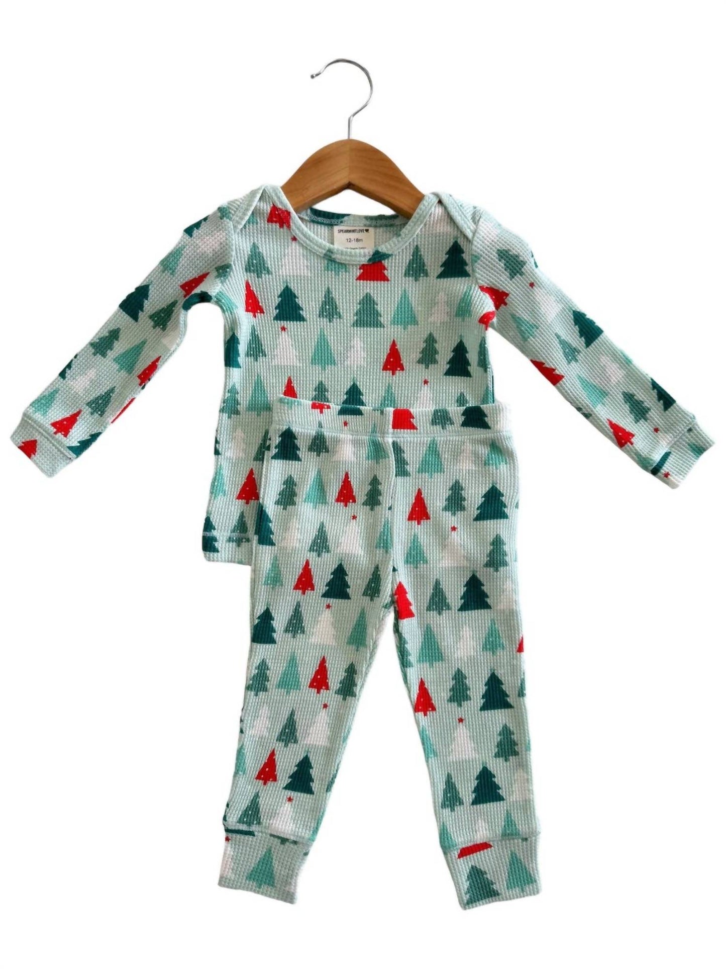 Kids Festive Firs Holiday Pajama Set