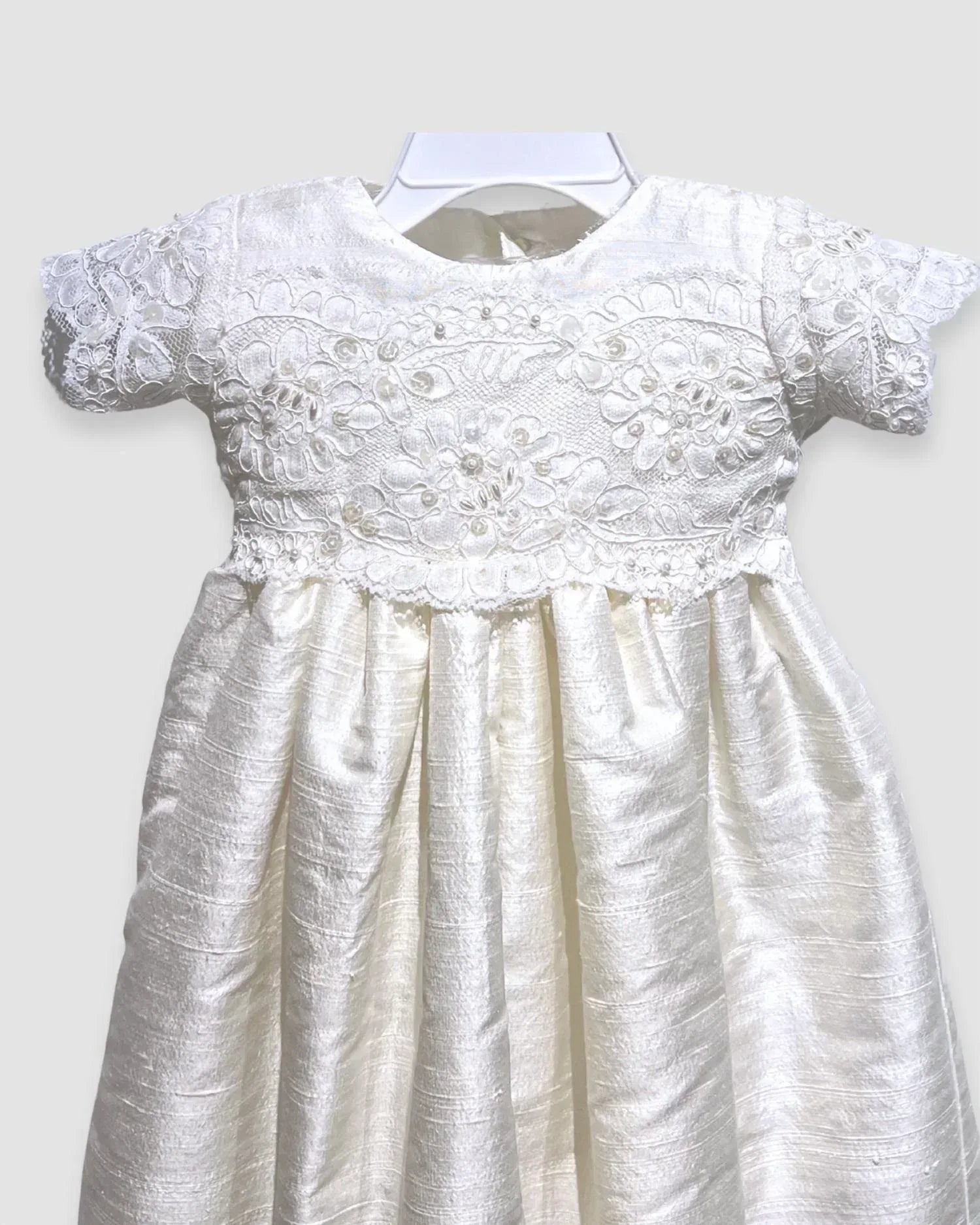 Lito - Girl's 2-Piece Silk Gown With Lace & Beading - Rack Hunt