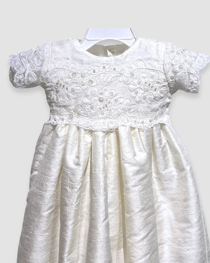 Lito - Girl's 2-Piece Silk Gown With Lace & Beading - Rack Hunt