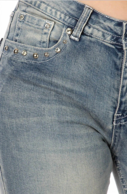 Bus Stop - My Rights™ Distressed Jean - Rack Hunt