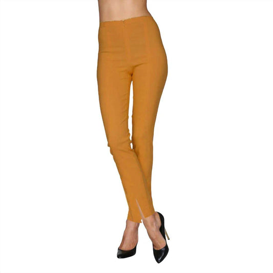 Mesmerize - Zip FrontLong Pants w/slit - Rack Hunt -