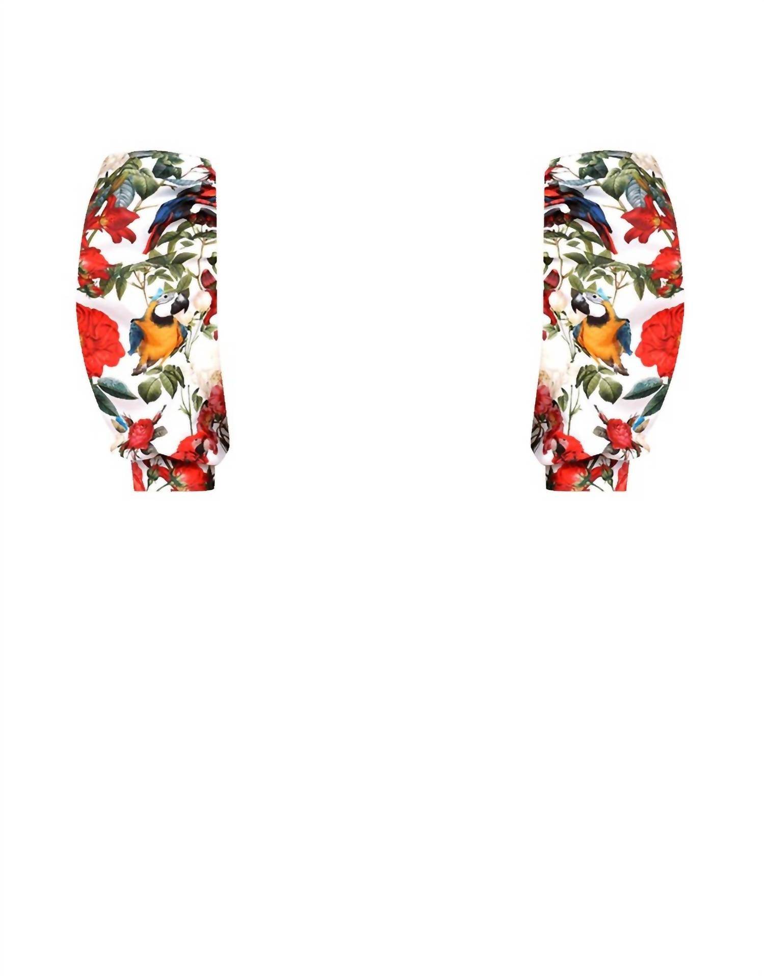 Lia Sahara - Women's Cut Out One Piece + Puffed Short Sleeves - Rack Hunt -