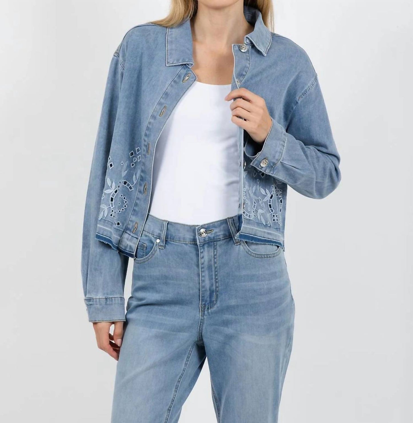 Embroidered Denim Jacket