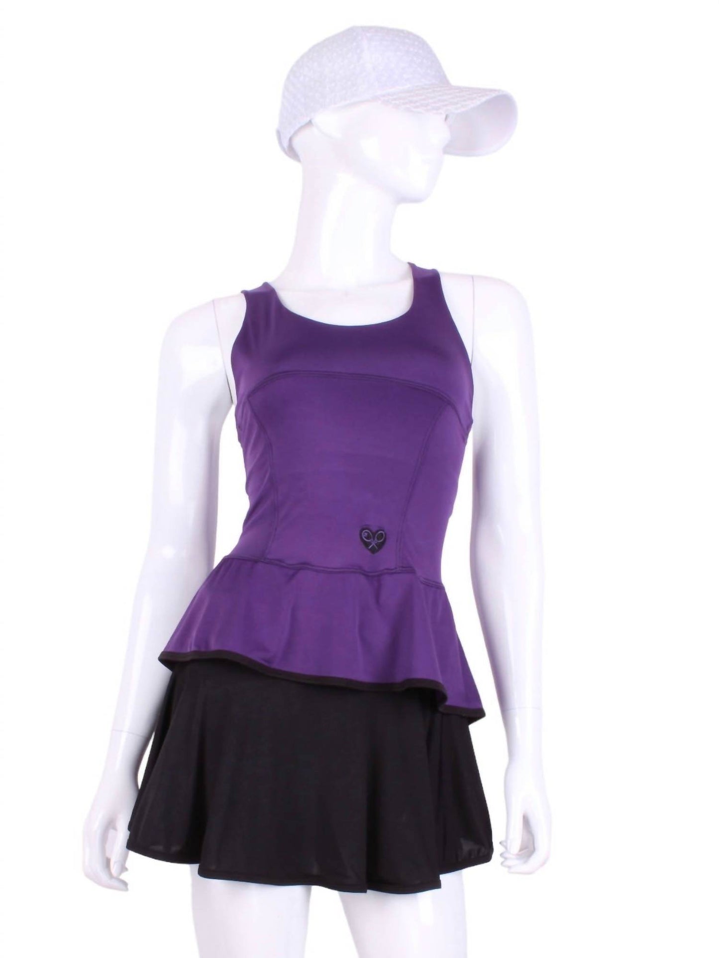 Love Love Tennis - Women's Ruffle Tennis Tank - Rack Hunt